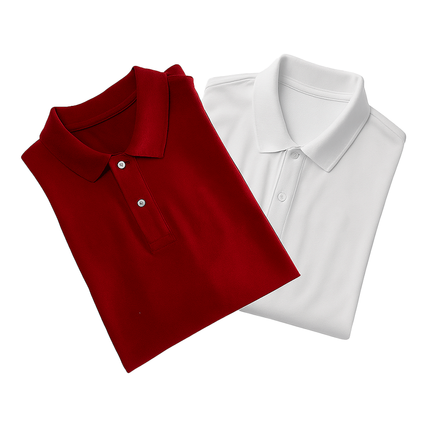 [TAKE 2, PAY FOR 1] 2-PIECE SET PREMIERE POLO SHIRTS