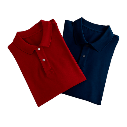 [TAKE 2, PAY FOR 1] 2-PIECE SET PREMIERE POLO SHIRTS