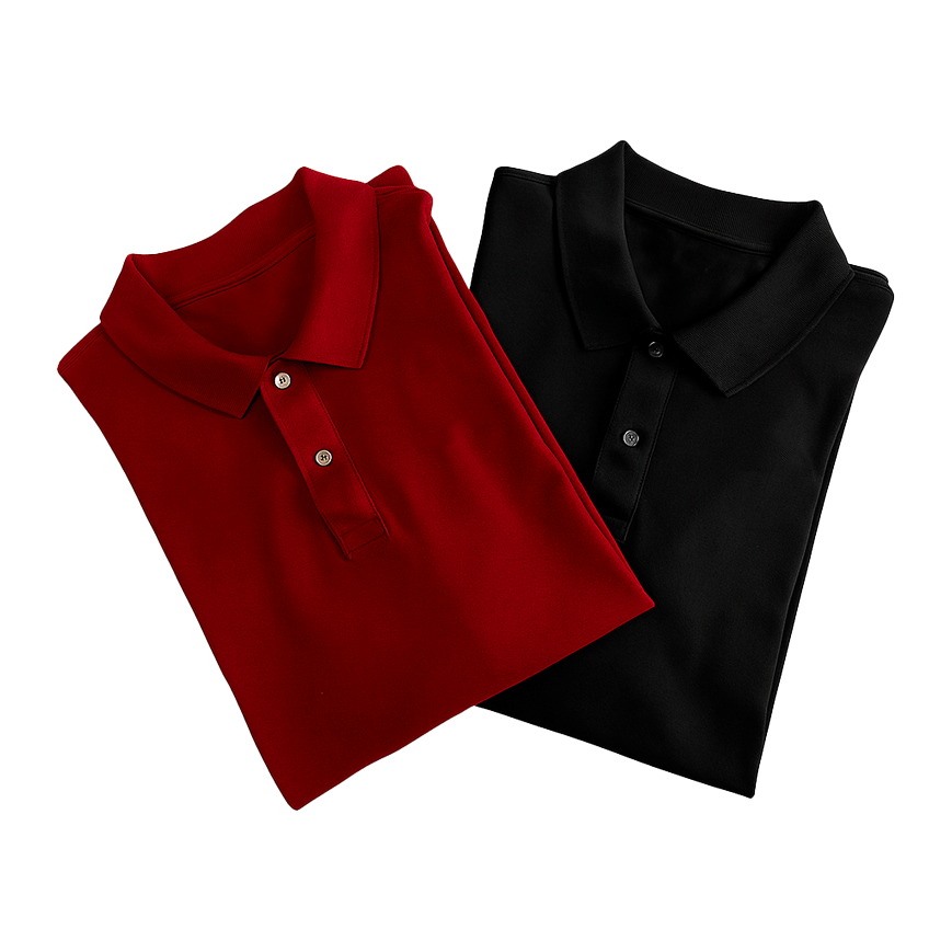 [TAKE 2, PAY FOR 1] 2-PIECE SET PREMIERE POLO SHIRTS